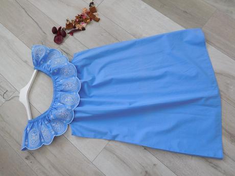 Šaty bavlnené s krajkou 36/38v,, 36