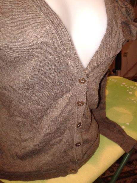 Tmavohnedý svetrík esprit veľ. 40, esprit,40