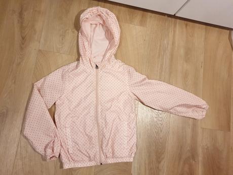 Bodkovana vetrovka mango 7/8rokov+siltovka minnie, 122