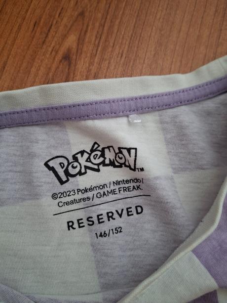 Pyžamko pokémon, reserved,152