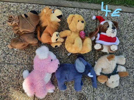 Plyšové hračky od 1 eura.,