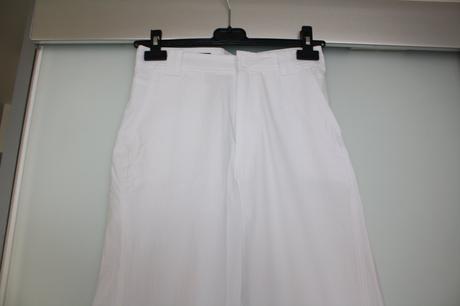 Volne siroke biele zara nohavice, zara,xs