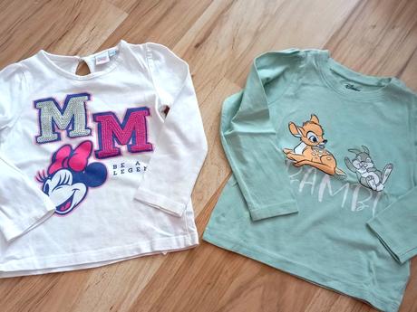 Tričká 2ks disney minnie a bambi, sinsay,86