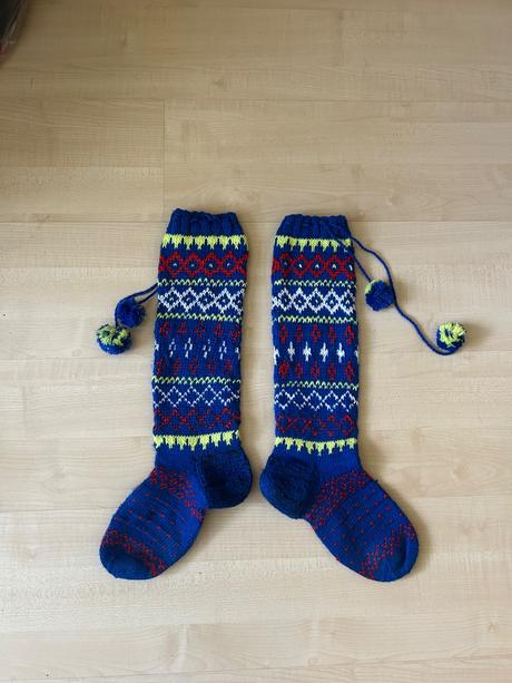 Štrikované podkolienky, 38