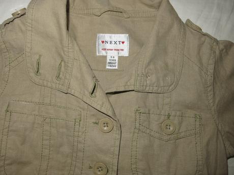 Kabátik s opaskom, next,116