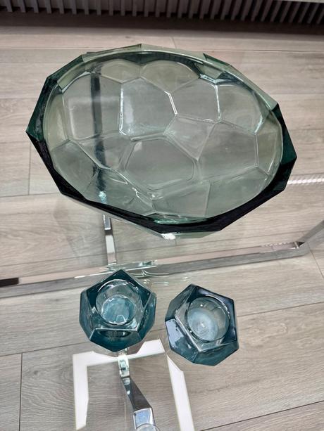 Dekorativna misa na ovocie sklenena, 