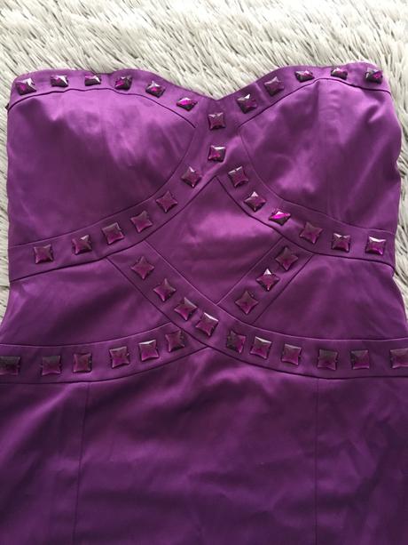 Spoločenské šaty, fialové, m