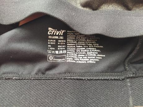 Športová podprsenka. veľ.40/42, crivit,m