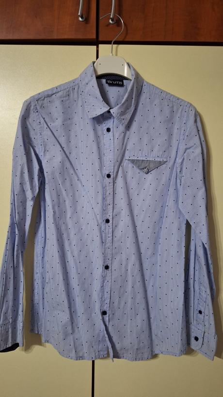 Predám chlapčenské košele, tričká a saká., adidas,158