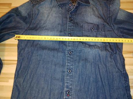 Riflová košeľa, zara,128