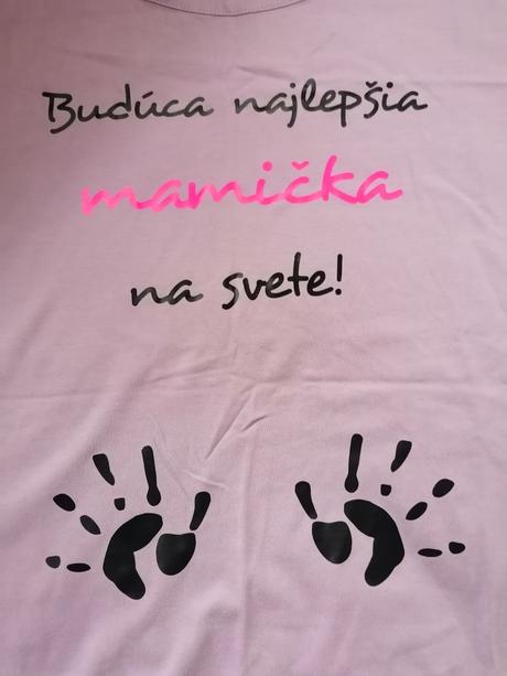 Tehotenské tričko, xl