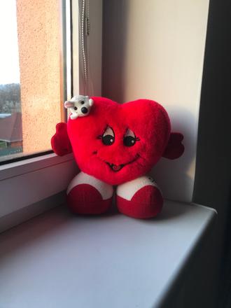 Hračka srdiečko,