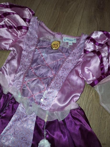 Karnevalové šaty rapunzel, 