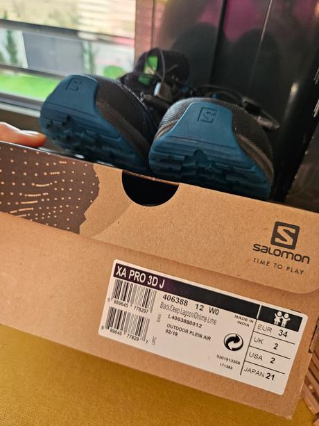 Turistické tenisky, salomon,34