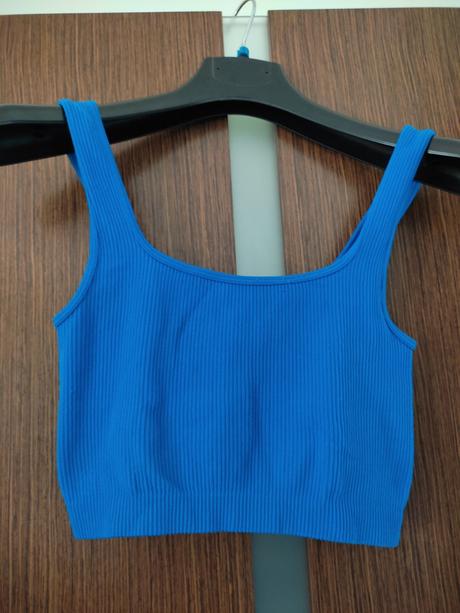 Modry top zara, velkost s, malo noseny, zara,s