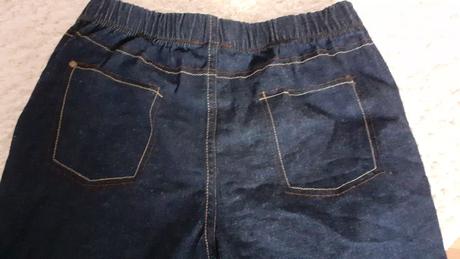 Jeginsy v pase guma, denim co,38