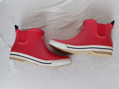 Dámske nízke červené gumáky derbe č.41, 41