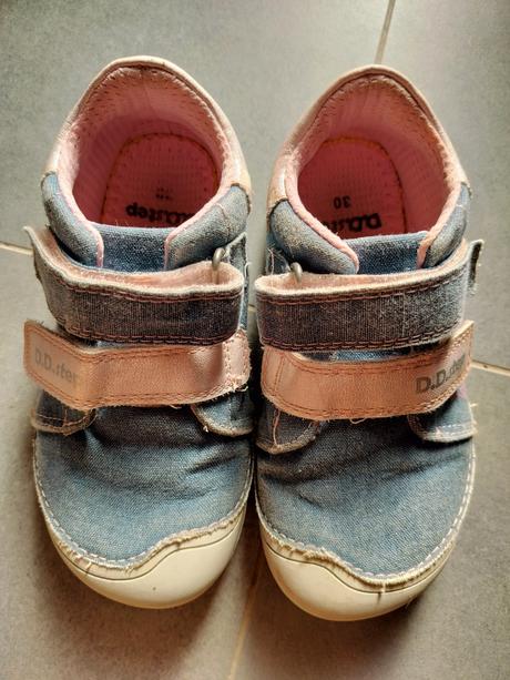 D.d. step barefoot platenky,tenisky, d.d.step,30