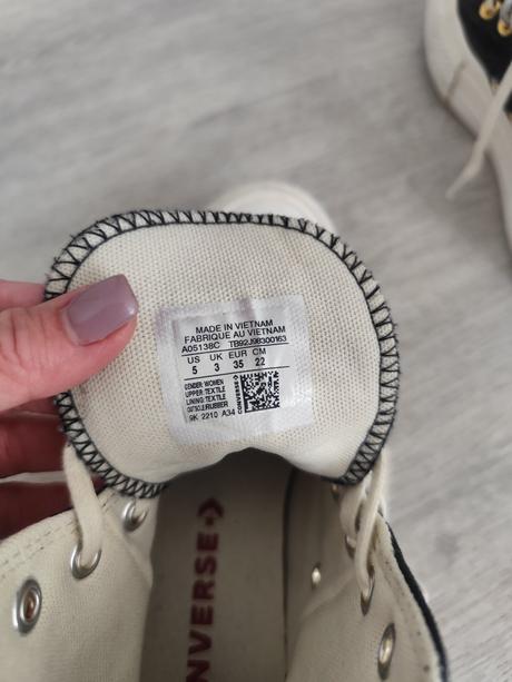 Tenistky na platforme, converse,35