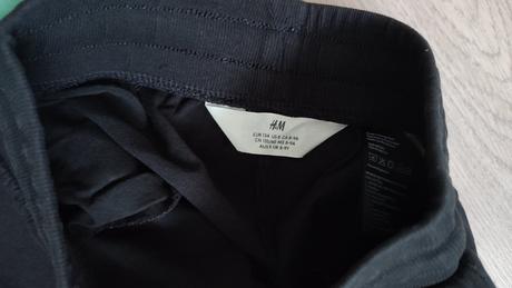 Tepláky basic 3ks, h&m,128