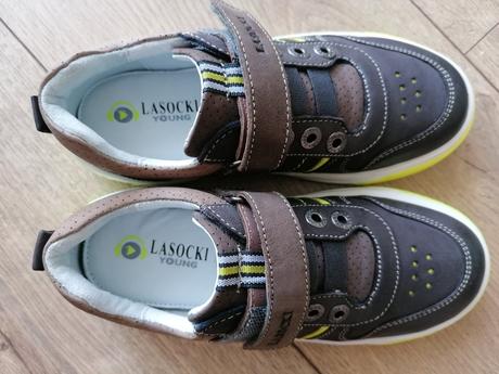 Chlapčenské kožené topánky, lasocki,31