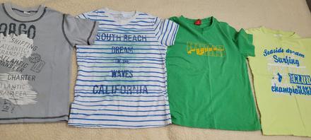 Tričká s kr. ruk. 4x, 140