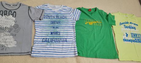 Tričká s kr. ruk. 4x, 140