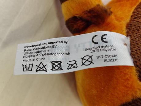 Panda červená visačka knitty friend wildlife boost, 
