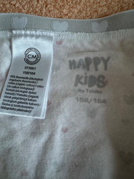 13 ks dievcenske boxerky tchibo z biobavlny, tchibo,158 / 164