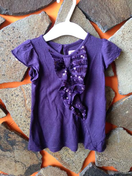 Flitrované tričko, f&f,80