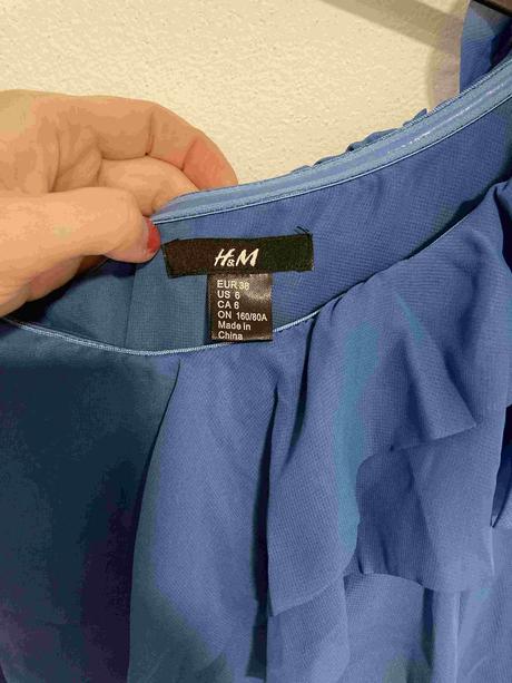 Saty modre, h&m,s