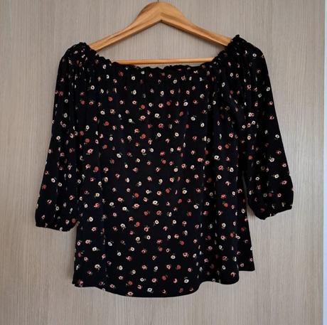 Kvetovaná blúzka, mohito,s