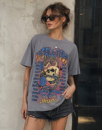 Bavlnené dámske oversized tričko, m