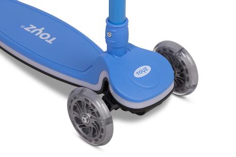 Toyz detská balančná kolobežka carbon so svetelným,