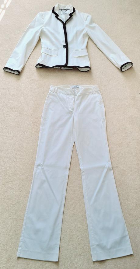 Nohavicový kostým, mango,36