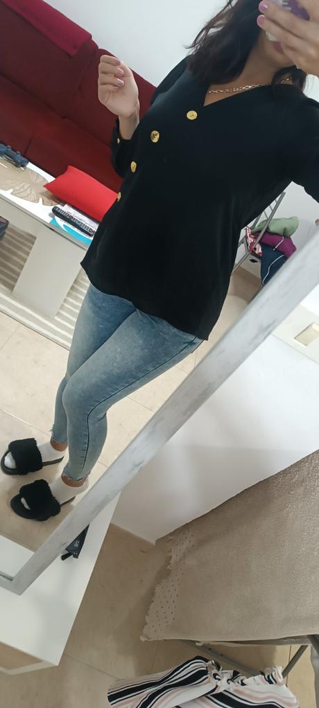 Bluzka zlate gombiky, l