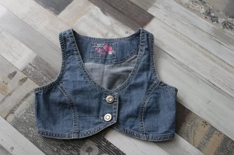 Tenká riflová vestička, 122