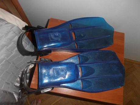 Detské plavecké plutvy modré č.29-34,