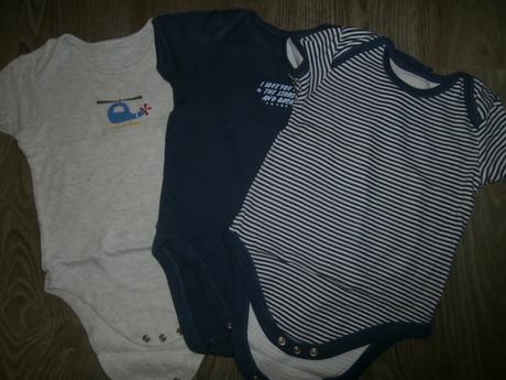 Body s krátkym rukávom 3ks, veľ.86/92, 86–98
