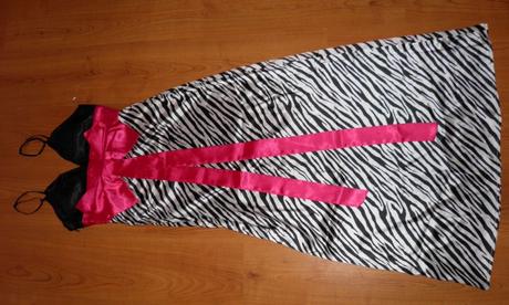 Zebrované šaty, xs