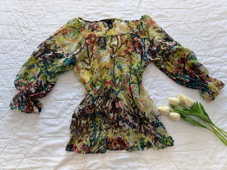 Ľahká kvetinová blúzka h&m, h&m,36