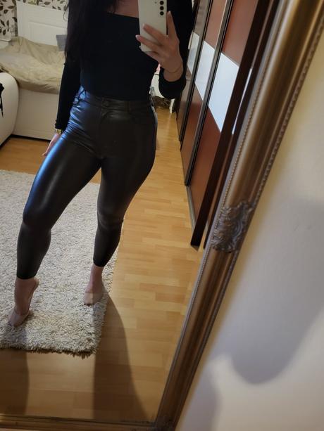 Kožené nohavice, s