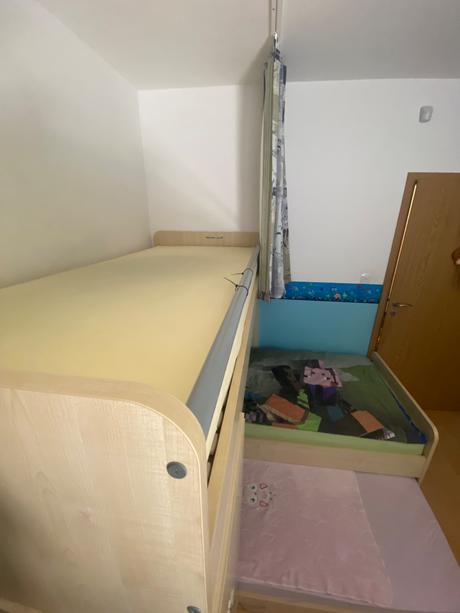 Poschodová postel, šírka (cm): 90,dĺžka (cm): 200