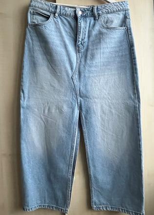 Bershka rifľová sukňa, bershka,l