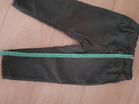 Podšité menčestraky, h&m,92