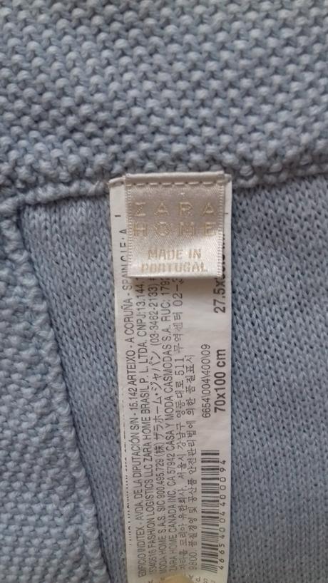 Zara home bavlnená dečka 70x100, 