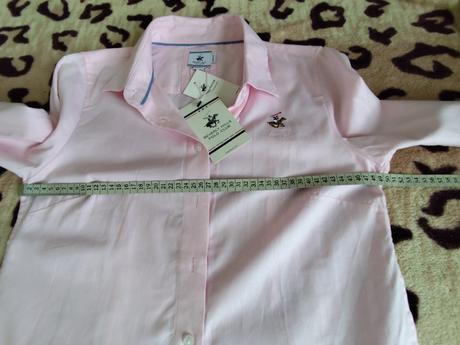 Úplne nová bledo ružová dámska košeľa beverly hill, m