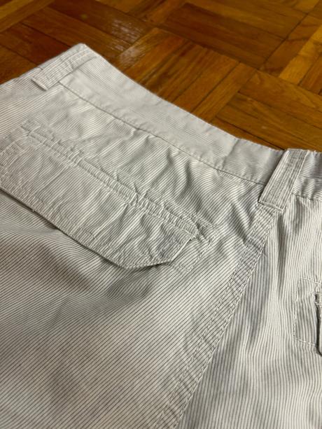 Pánske štýlové šortky, páskované, l