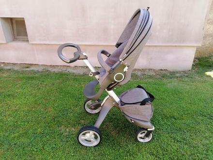 Kočík stokke xplory v4 black melange, stokke,stokke xplory v4