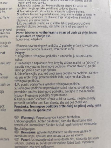 Podložky pre šteňatá,